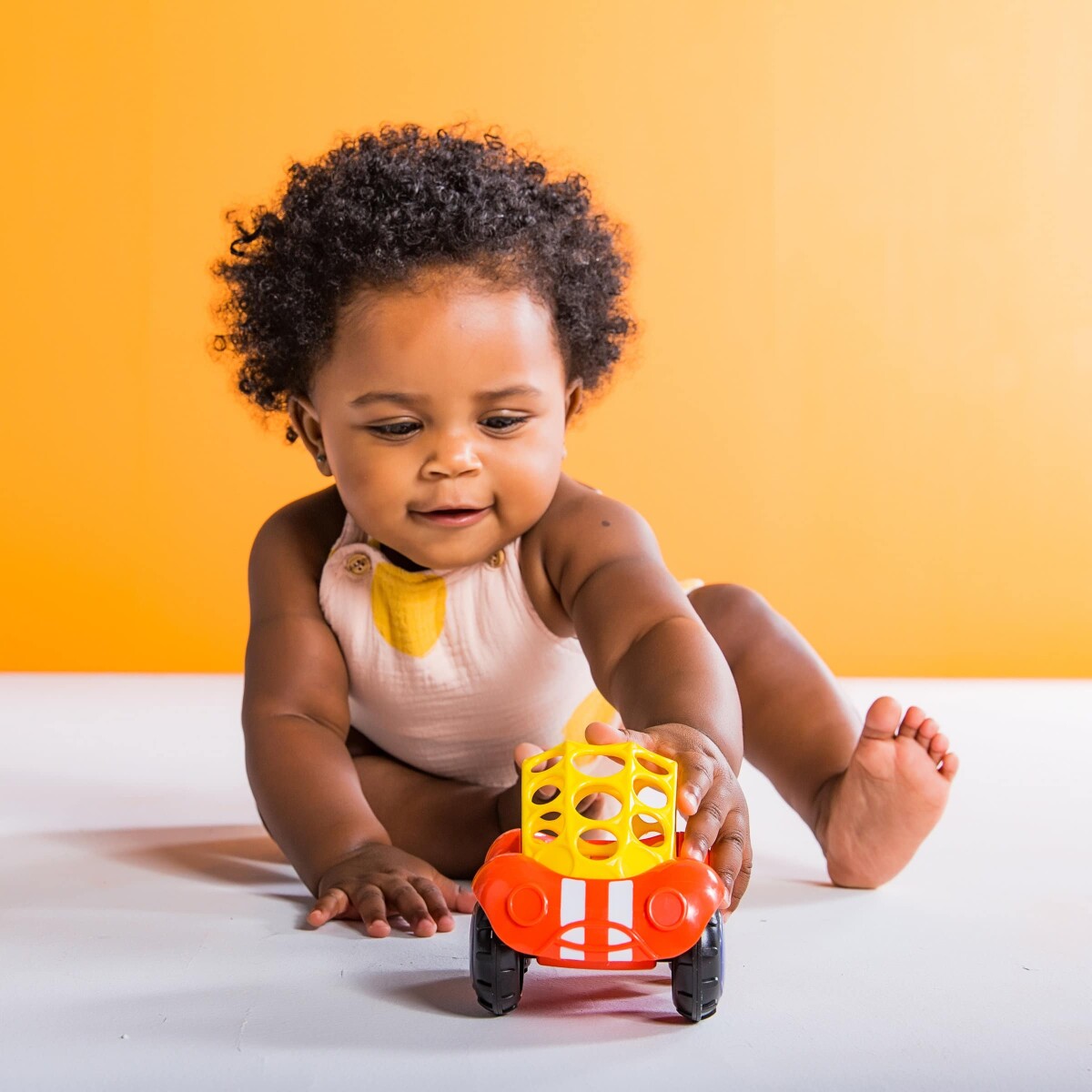 Bright Starts - Rattle Roll Buggie Rød - Bs-81558