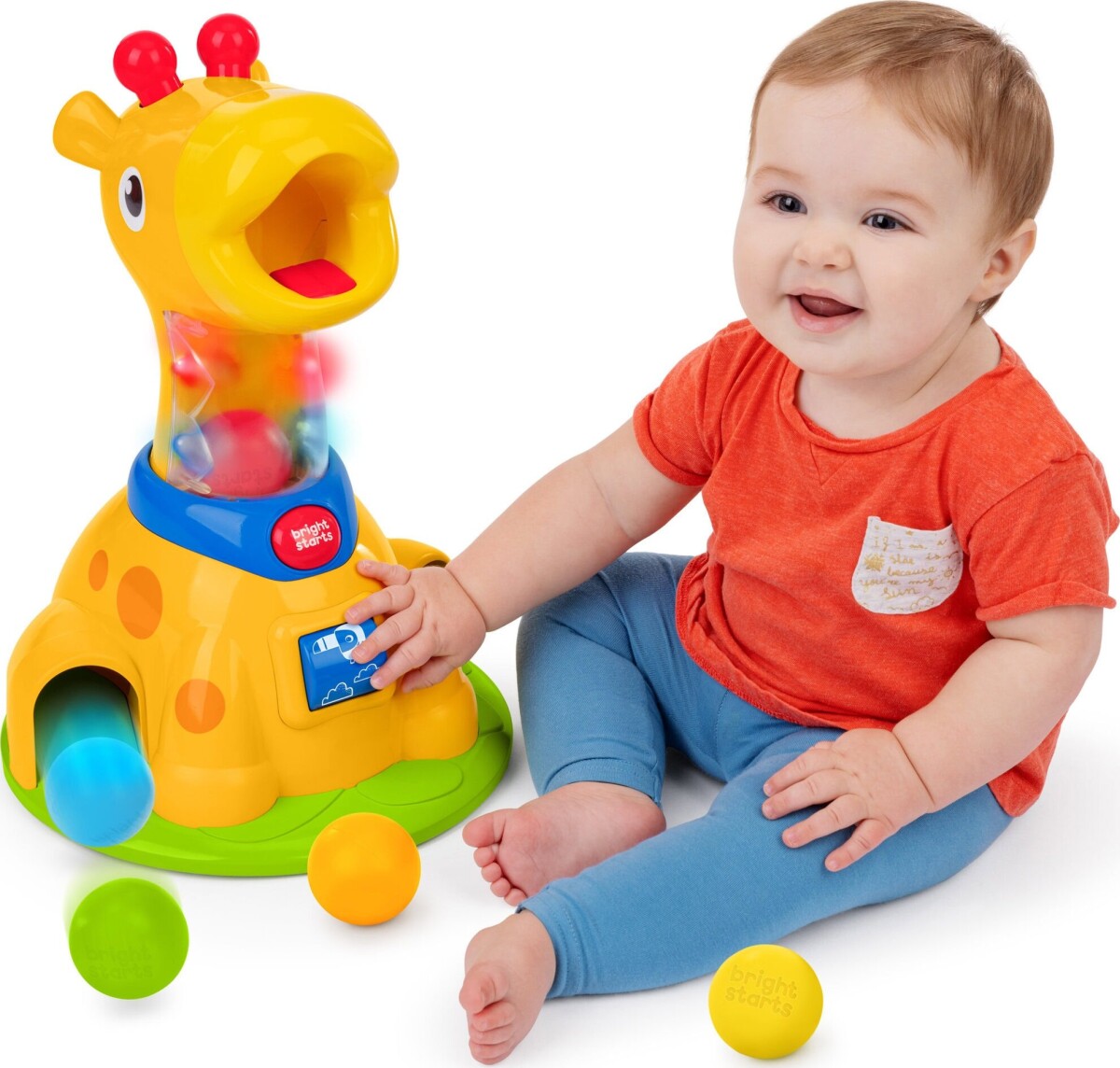 Bright Starts - Spinnin Spots Giraffe Boldspil - Bs-17410