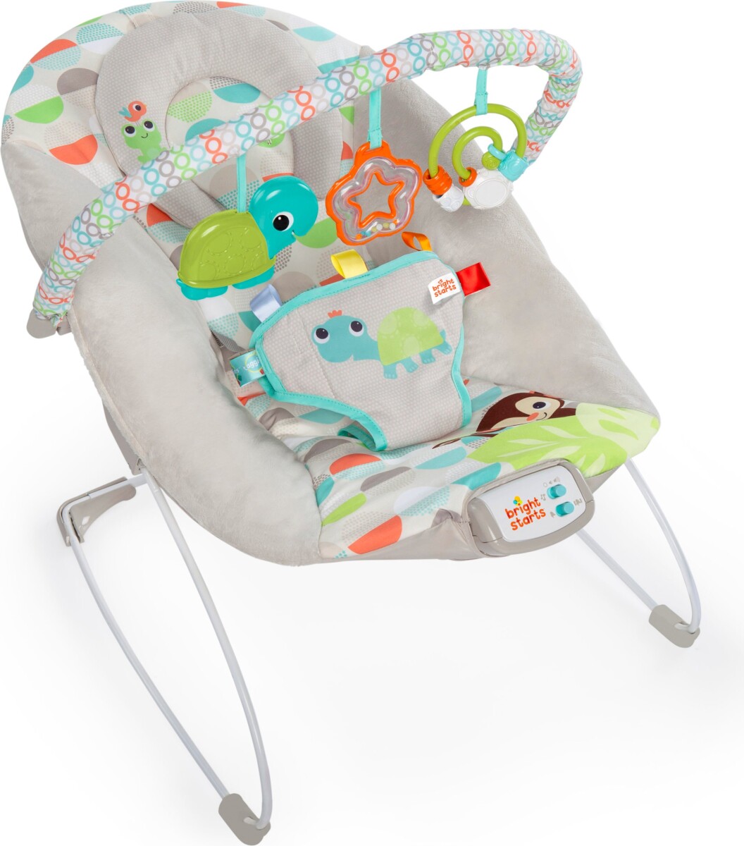 Bright Starts - Vippe Skråstol Happy Safari Bouncer - Bs-11508
