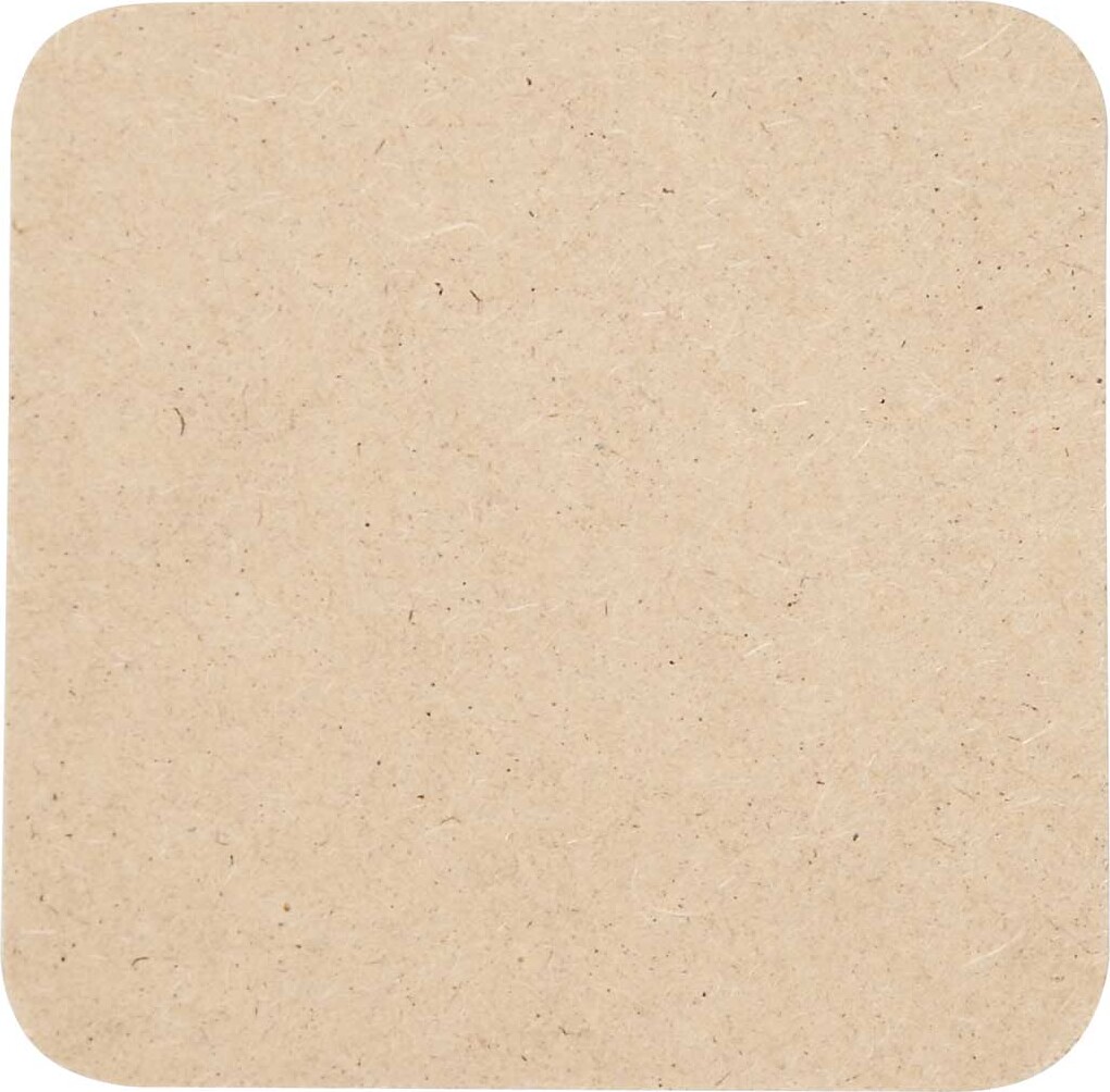 Brik - Str 10X10 Cm - Tykkelse 3 Mm - 6 Stk