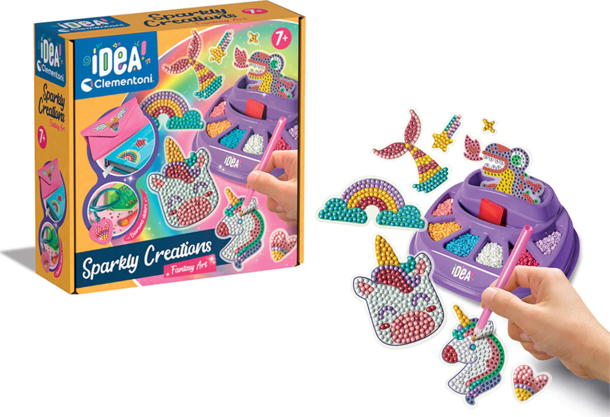 Clementoni - Sparkly Creations Diamond Painting - Fantasy Art