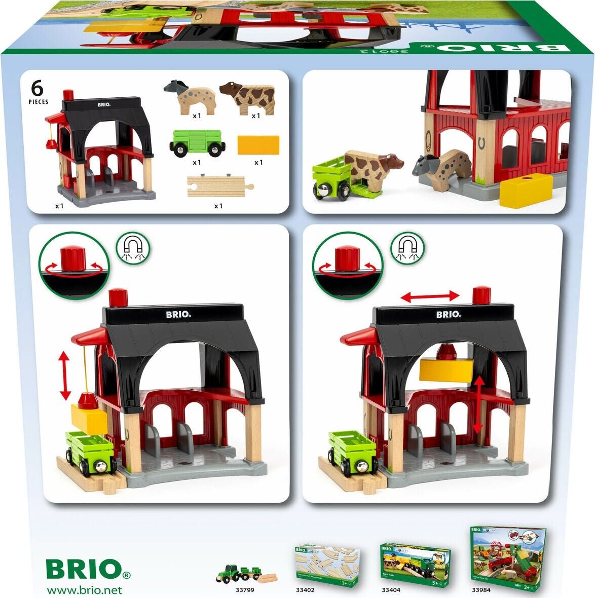 Brio - Stald Til Dyr - 36012