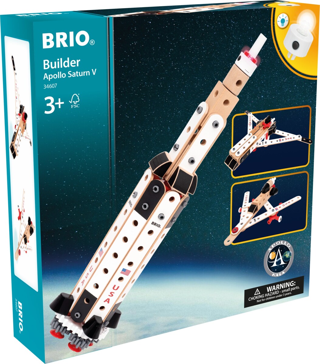 Brio Builder - Apollo Saturn V - 91 Dele - 34607