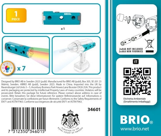 Brio Builder - Lommelygte - 34601