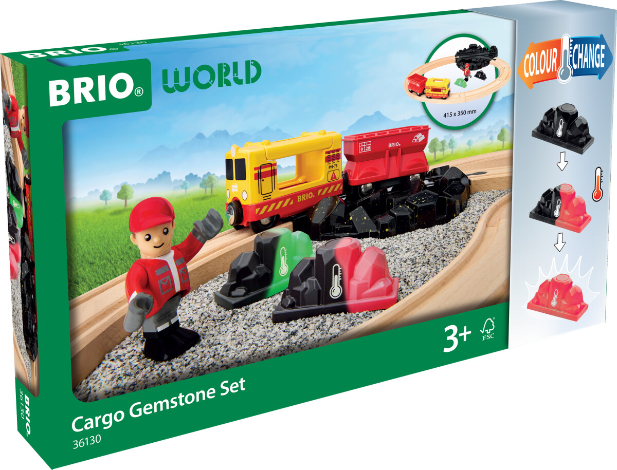 Brio World 36130 - Cargo Gemstone Set - Togbane - 14 Dele