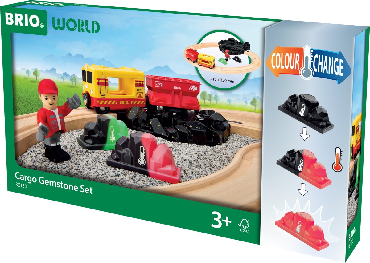 Brio World 36130 - Cargo Gemstone Set - Togbane - 14 Dele