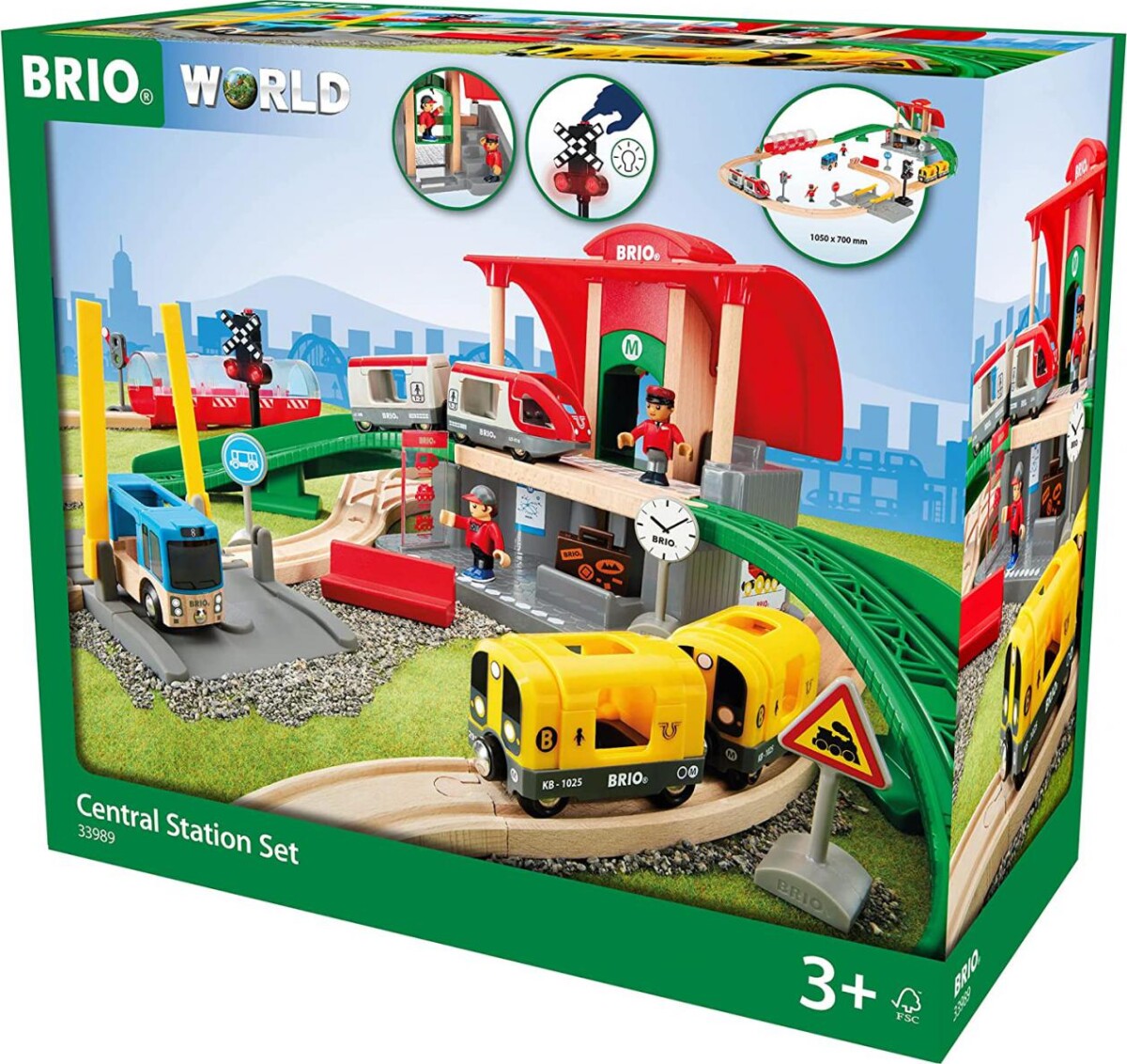 Brio - Central Station Sæt - 33989