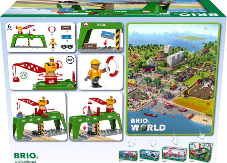 Brio World - Containerkran - 33996