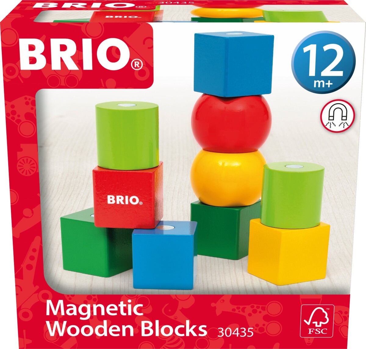 Brio - Magnetiske Træklodser - 30435