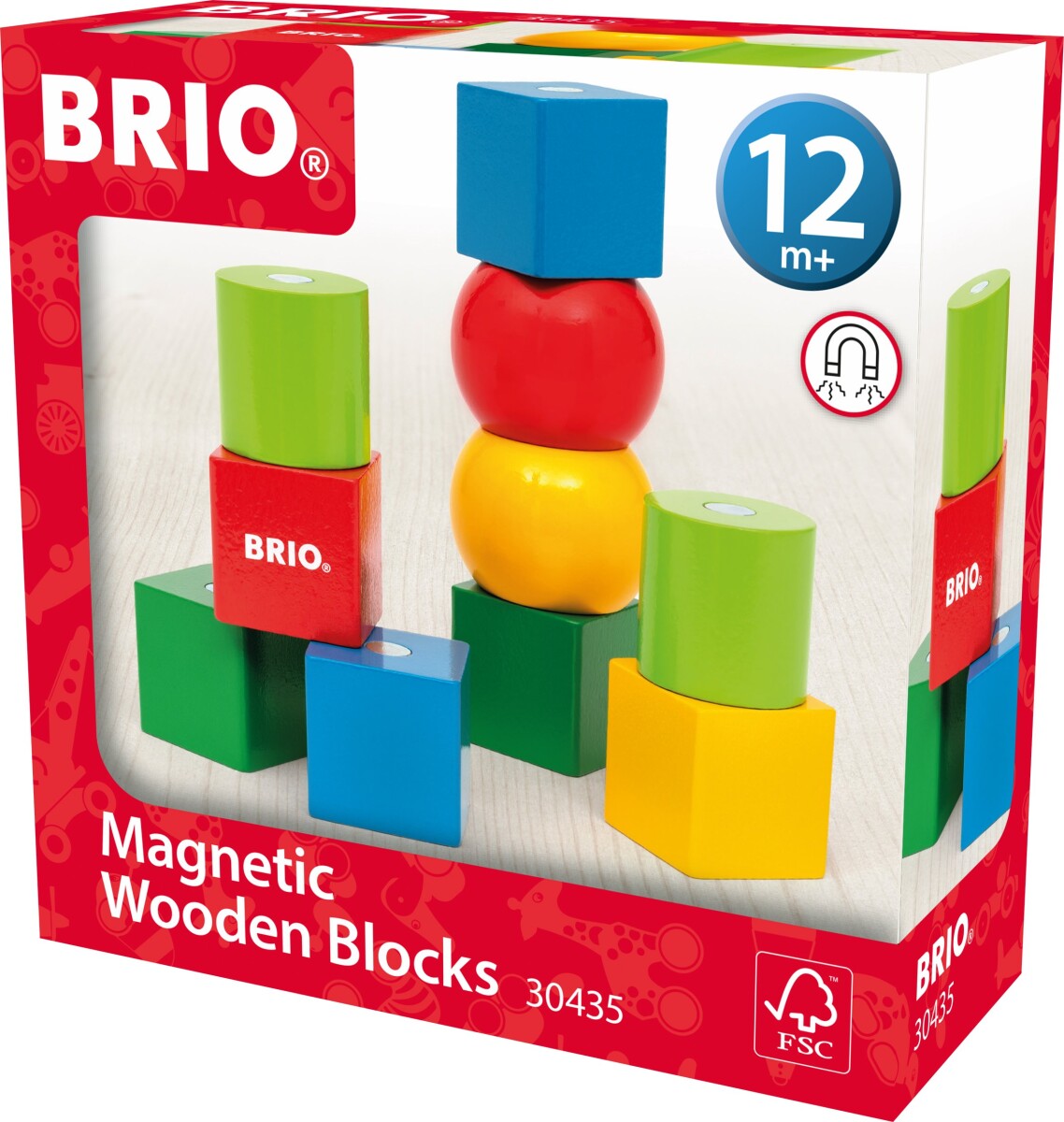 Brio - Magnetiske Træklodser - 30435