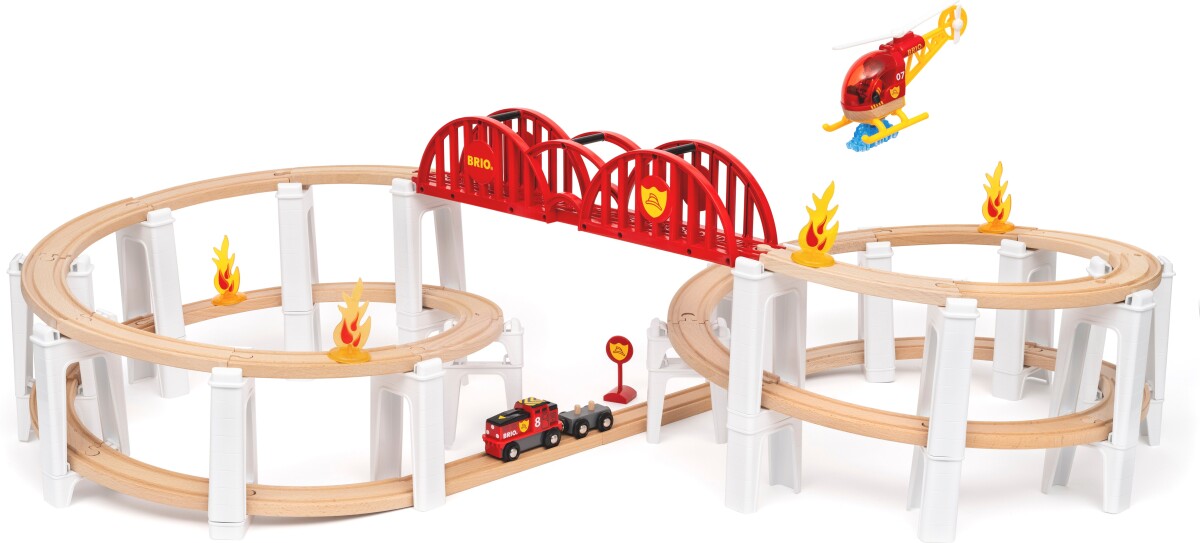 Brio World - Mega Spiral Togbane Legesæt - 73 Dele - 36114