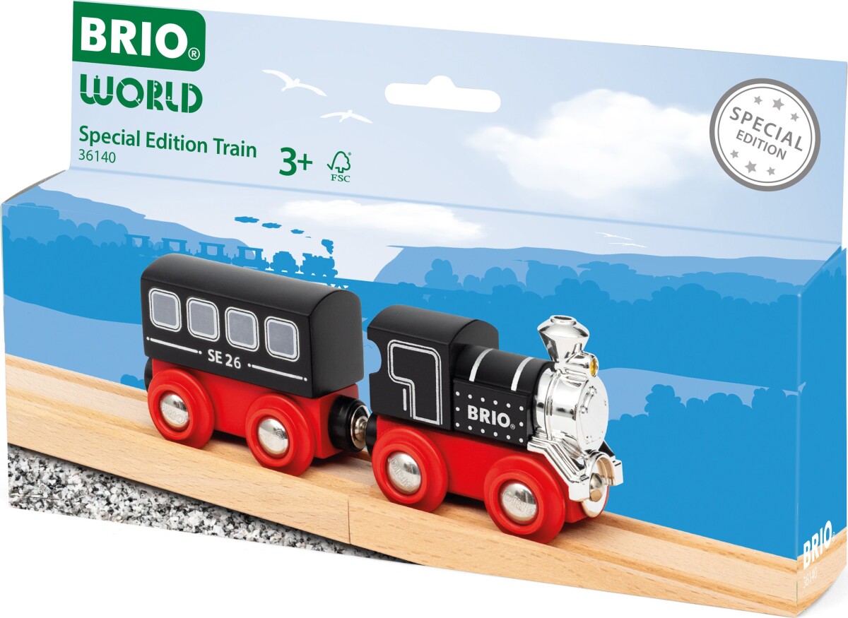Brio World 36140 - Special Edition Train - Lokomotiv Tog Og Vogn