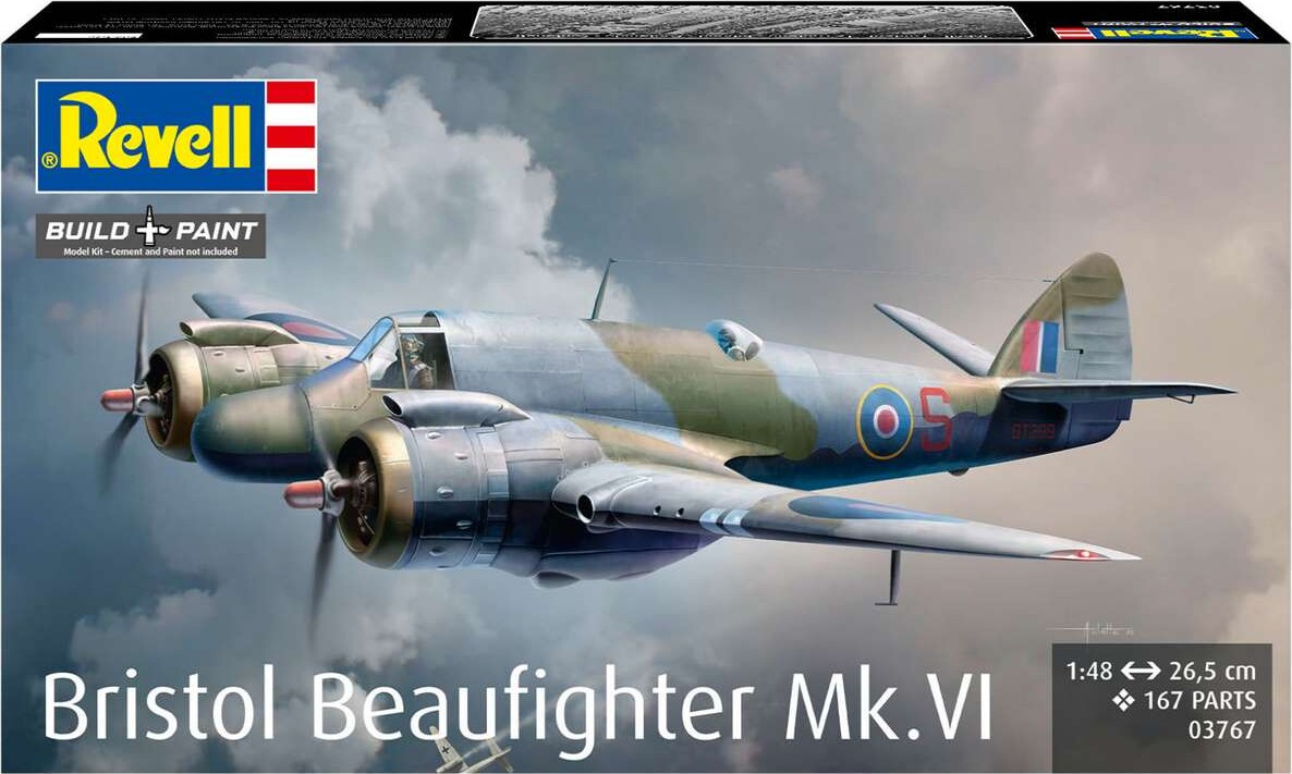 Revell - Bristol Beaufighter Mk Vi Fly Byggesæt - 1 48 - 03767