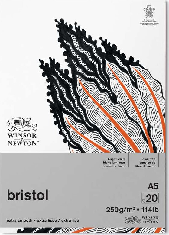 Winsor Newton - Bristol Skitseblok - A5 - 20 Ark