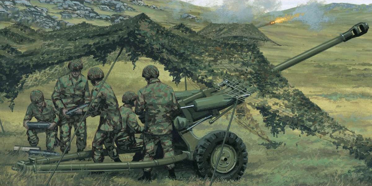 Airfix A02332 - British 105Mm Light Field Gun - 1 76