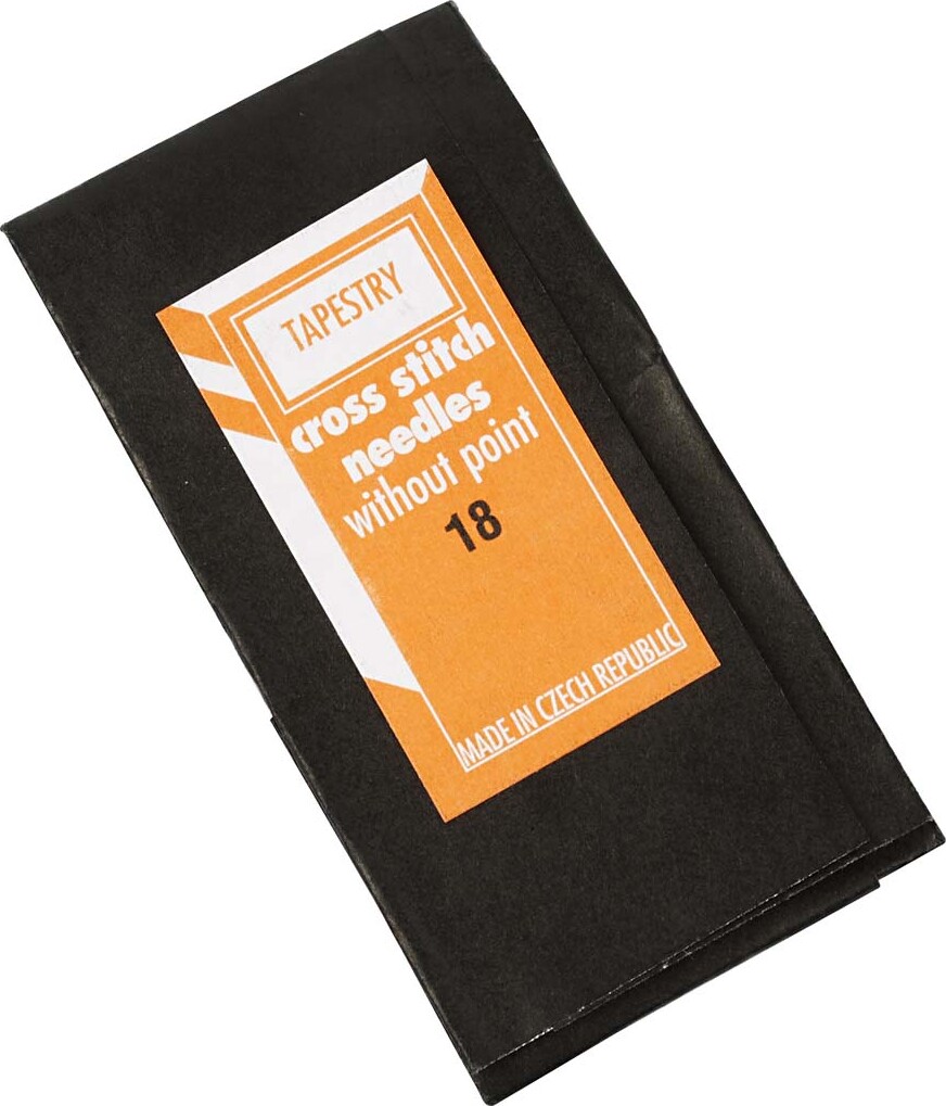 Broderinål - Øjemål 9 Mm - Nr 18 - L 50 Mm - Uden Spids - 25 Stk