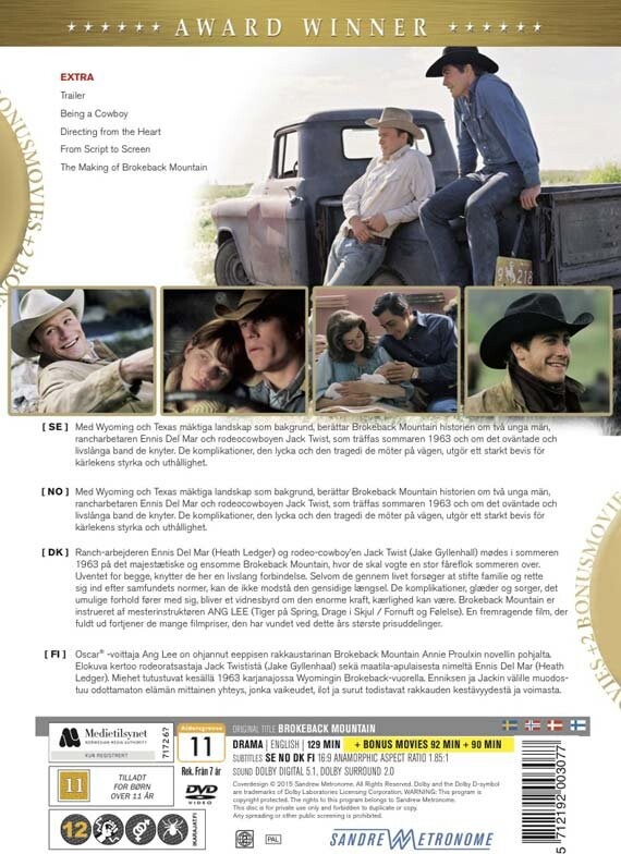 Brokeback Mountain The Traveler The Good Night