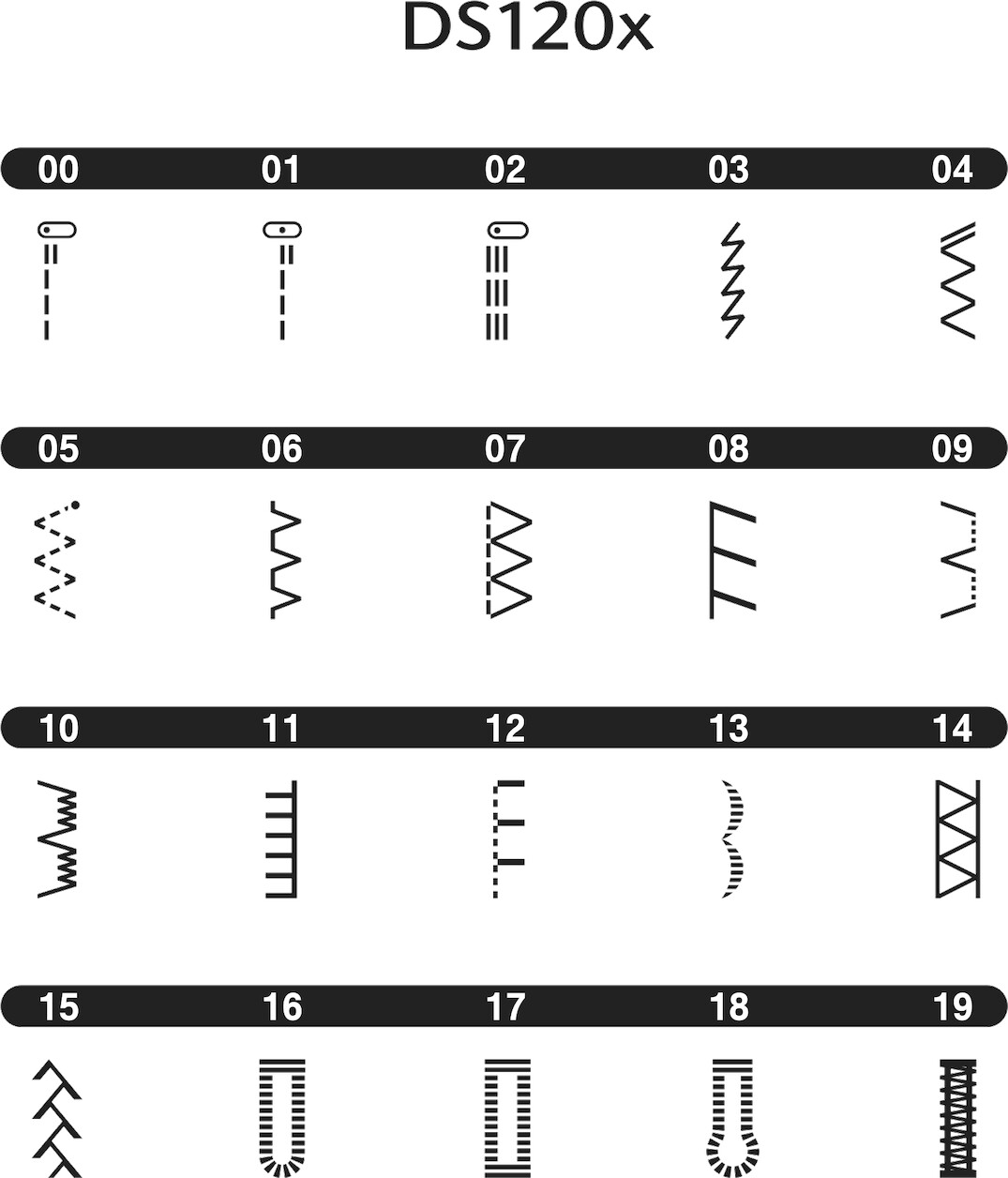 Brother - Ds120X - Elektronisk Symaskine