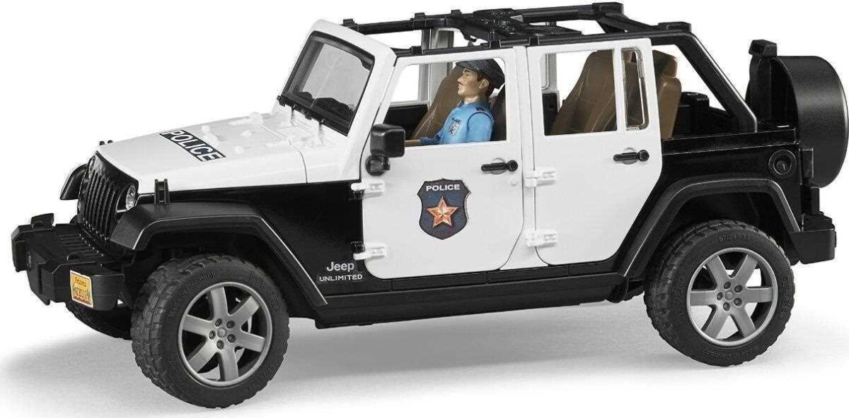 Bruder - Jeep Wrangler Unlimited Rubicon Politibil - 2526