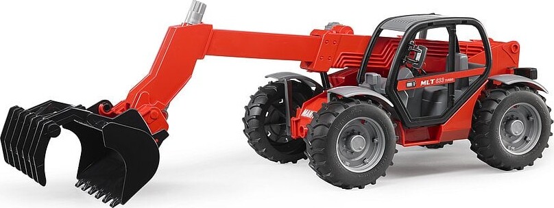 Bruder - Manitou Maniscopic Mlt 633 - Teleskoplæsser - Br2125 - Rød