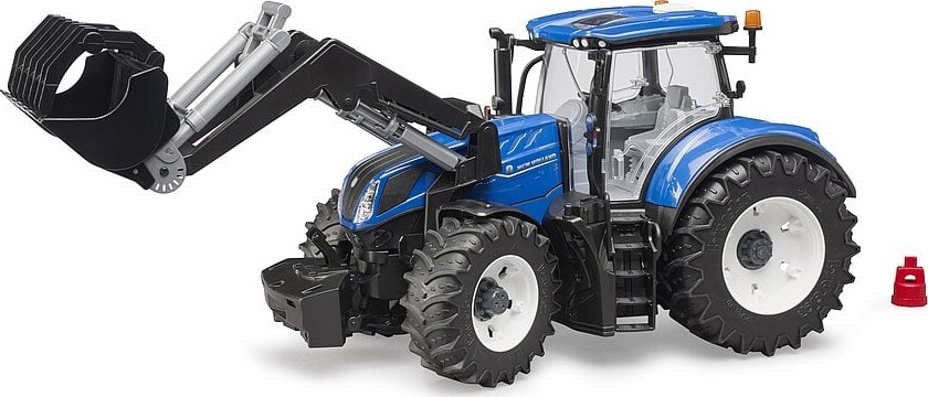 Bruder - New Holland T7315 Legetøjstraktor Med Frontlæsser - 3121