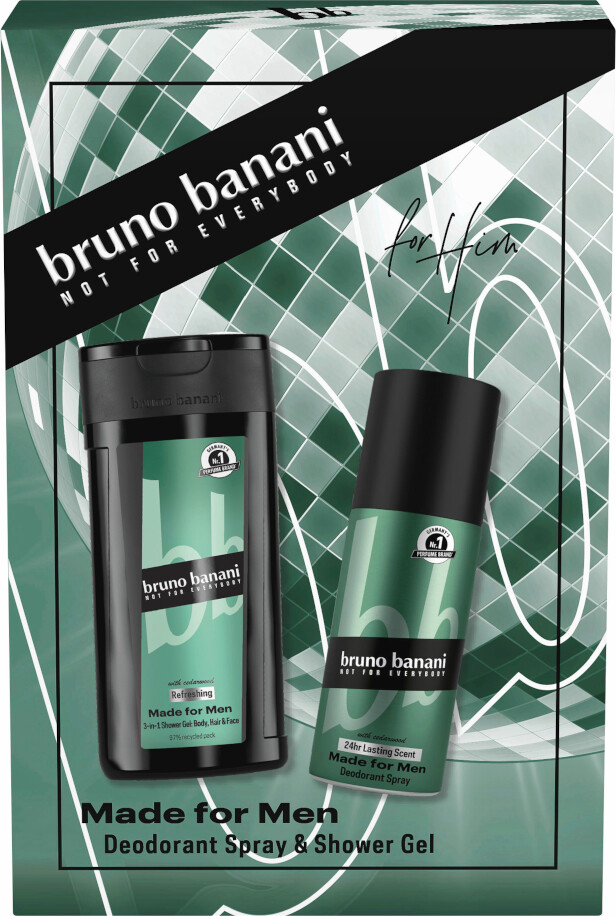 Bruno Banani - Xmas Men Shower Gel 250Ml Deo Spray 150Ml