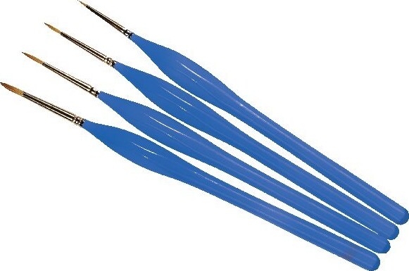 Penselsæt - Detail - Humbrol - 4 Stk