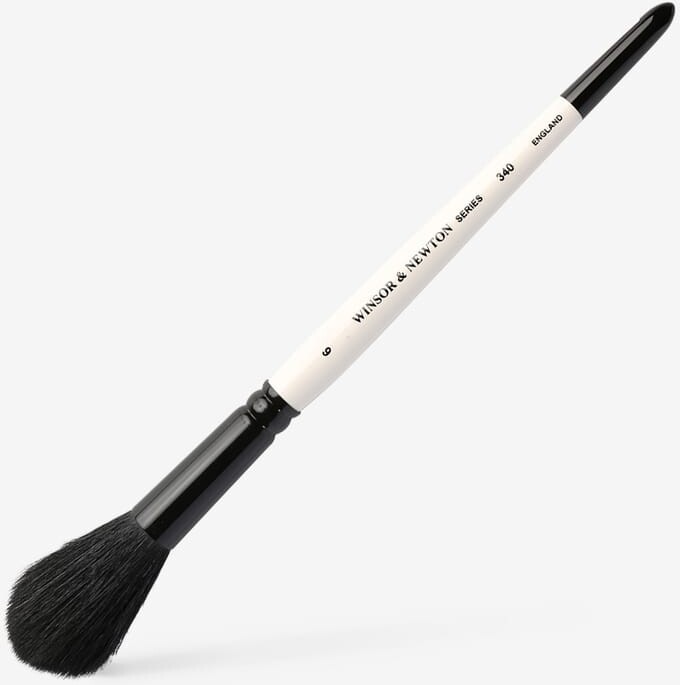 Winsor Newton - Pensel - Mop Brush - Series 340 - Kort - Str 6