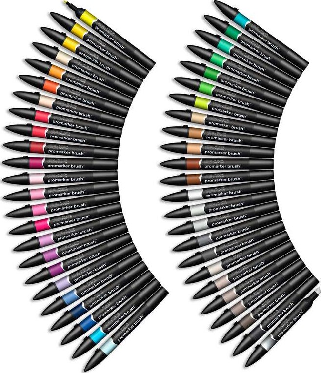 Winsor Newton - Promarker Brush Essential Collection - 48 Stk