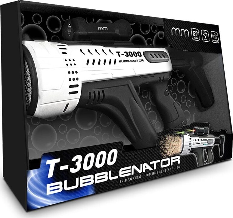 Elektrisk Sæbeboble Pistol - Bubblenator T 3000