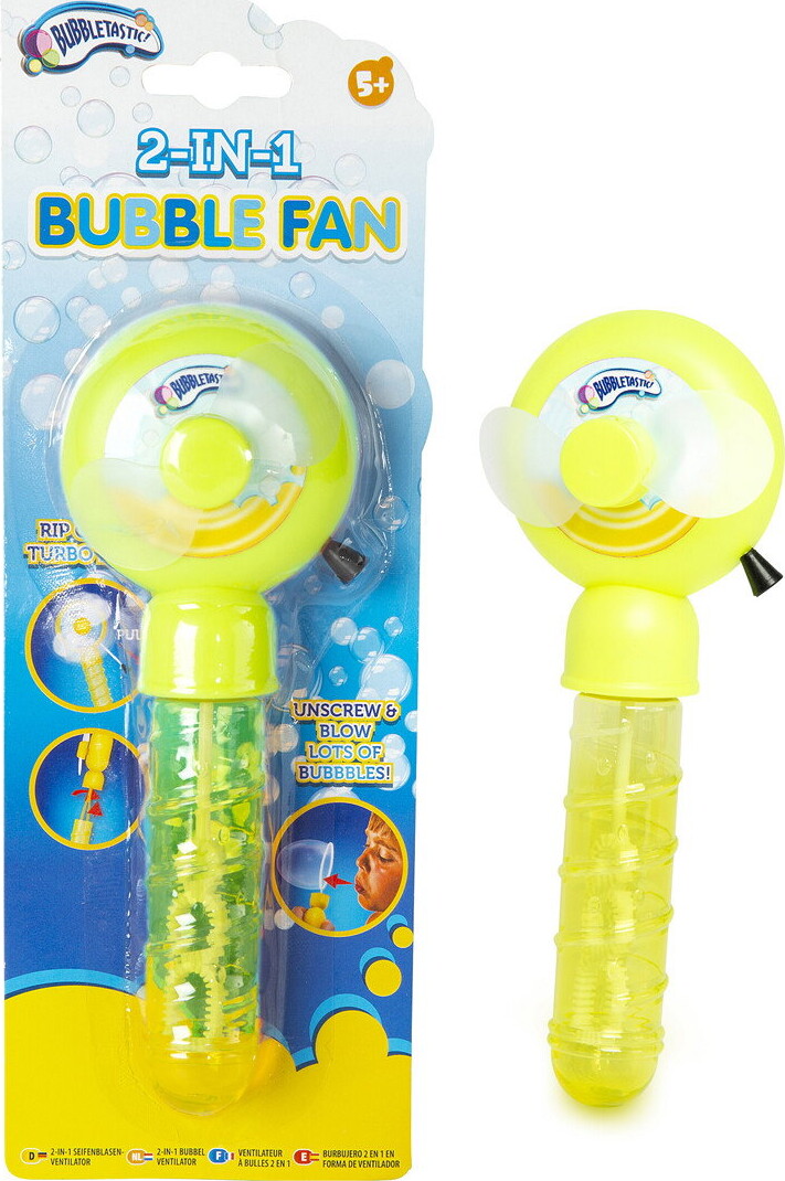 Bubbles - 2-I-1 Bobleblæser 4 Assorterede