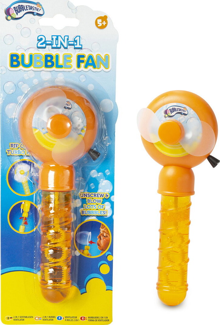 Bubbles - 2-I-1 Bobleblæser 4 Assorterede