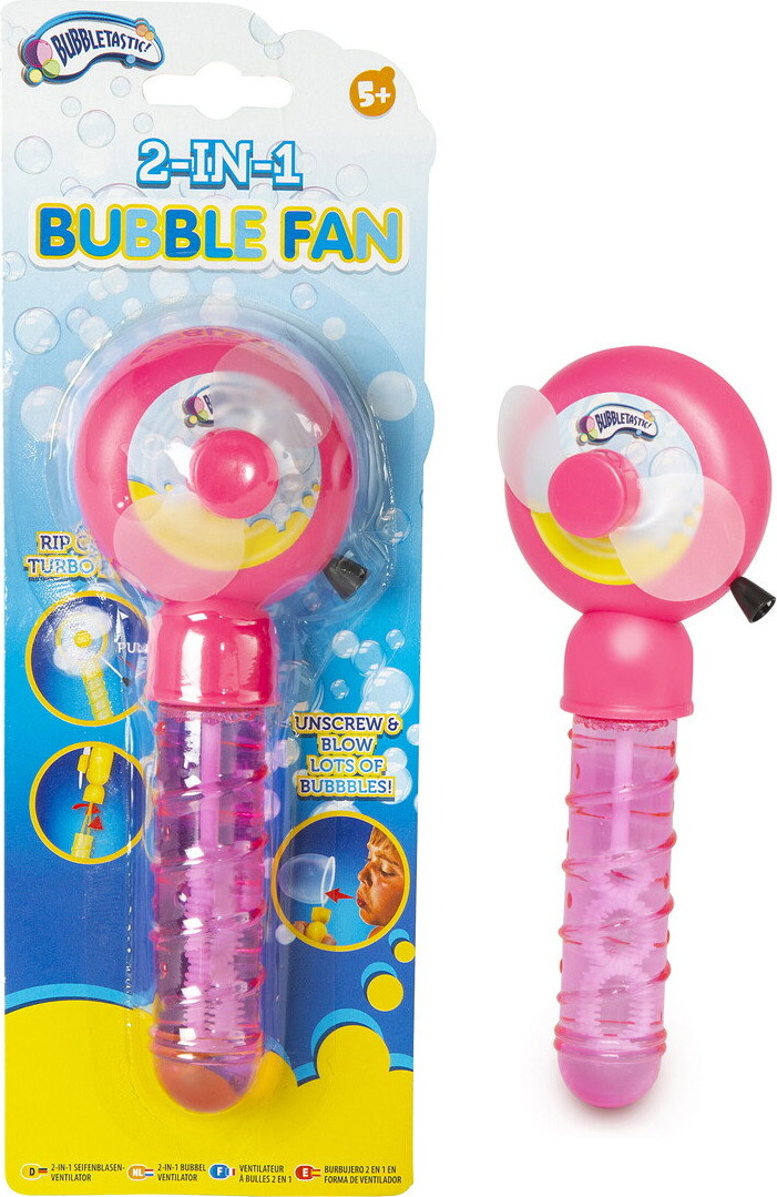 Bubbles - 2-I-1 Bobleblæser 4 Assorterede