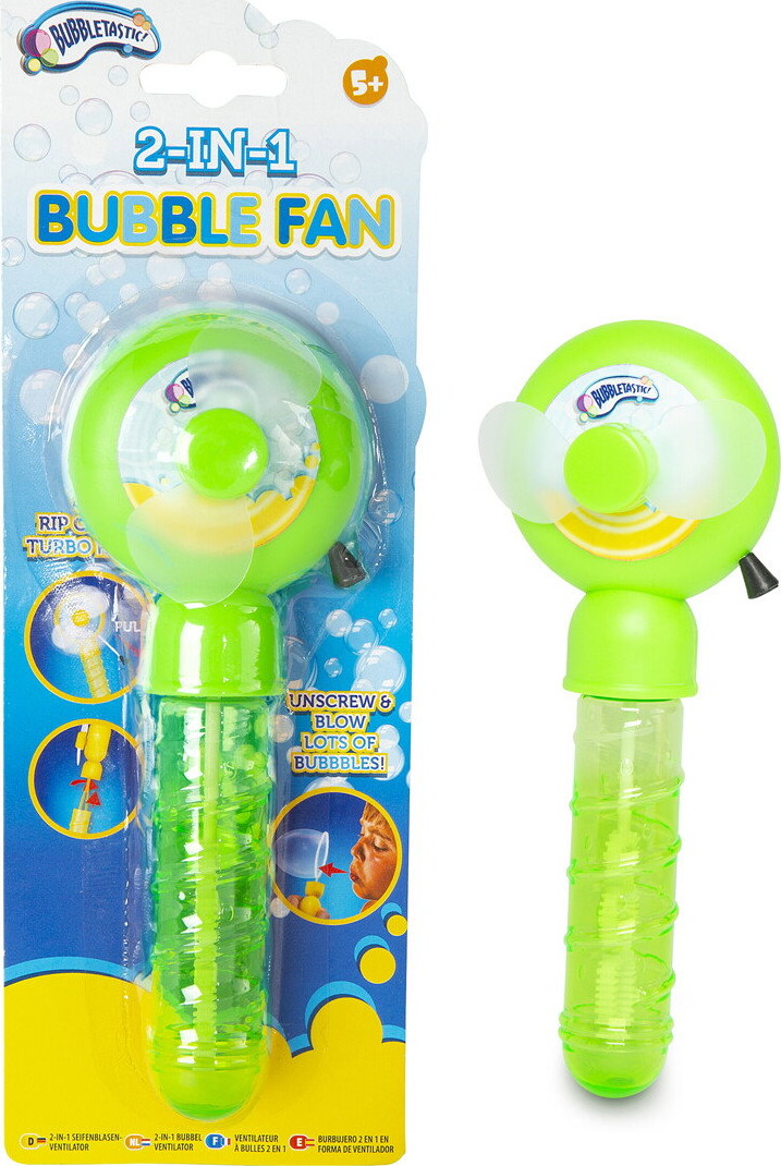 Bubbles - 2-I-1 Bobleblæser 4 Assorterede