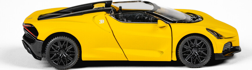 Bugatti Mistral 1 43 Die-Cast Yellow - Tec-Toy