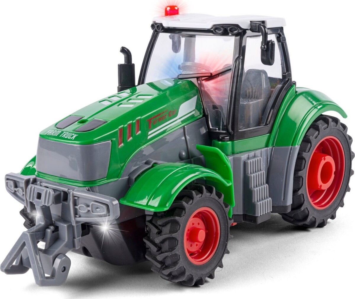 Fjernstyret Traktor Med Lys - 1 24 - Bull