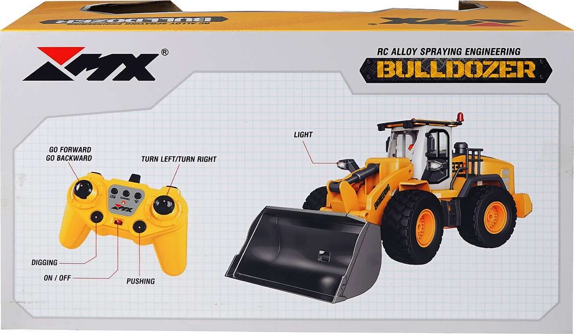 Mx Z6828A - Rc Fjernstyret Bulldozer - 2 4 Ghz - 9 Kanaler