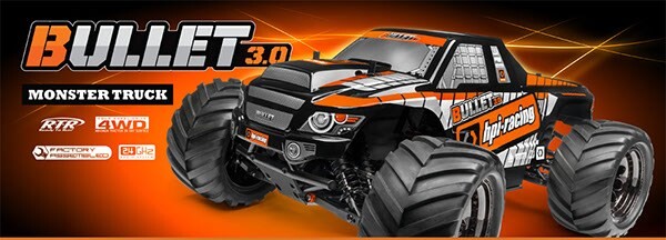 Hpi Racing - Bullet Mt 30 Fjernstyret Bil - Hp110661