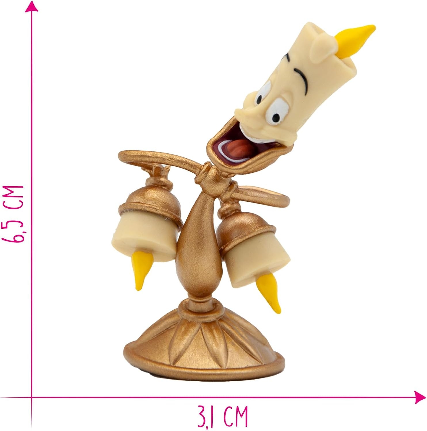 Bullyland - Disney - Lymiere Figur - Skønheden Og Udyret - 13191 -