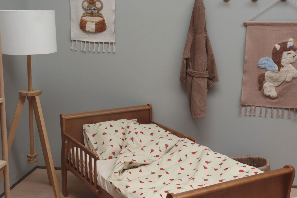 By Mats - Sengetøj - Baby Str - 70X100 Cm - Blandede Roser
