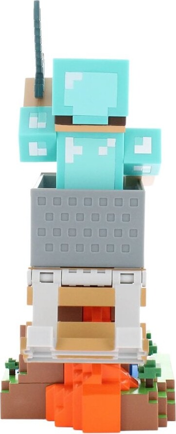 Cable Guys - Controller Holder - Minecraft Steve In Diamond Armour Rest