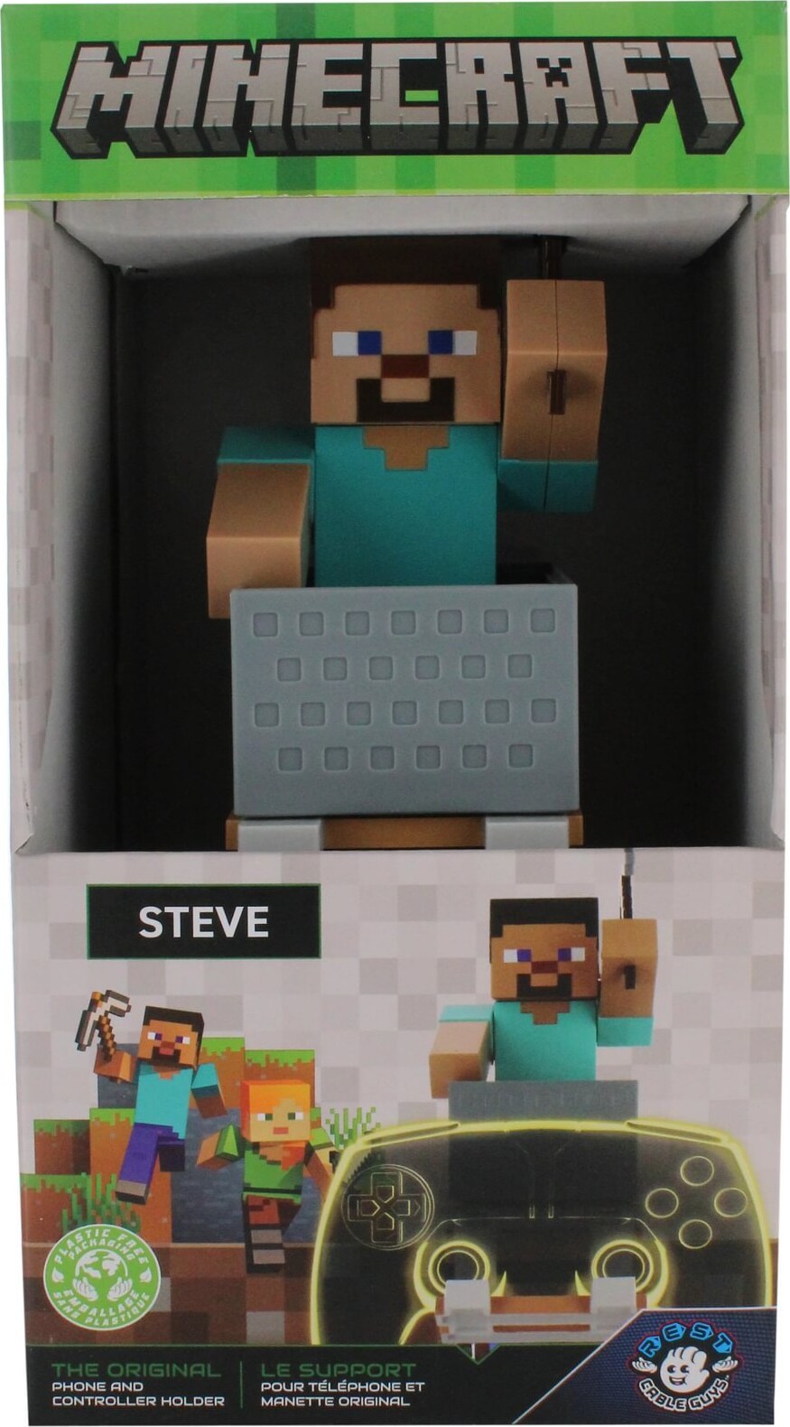 Cable Guys - Controller Holder - Minecraft Steve Rest