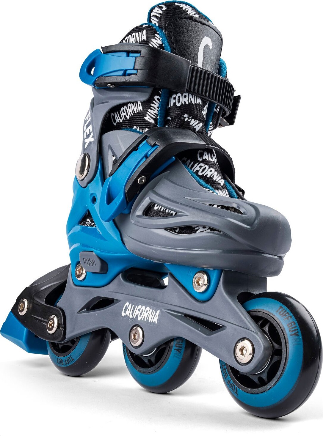 California - 2-I-1 Rulleskøjter Til Børn - Tuff Guy - Str 27-30