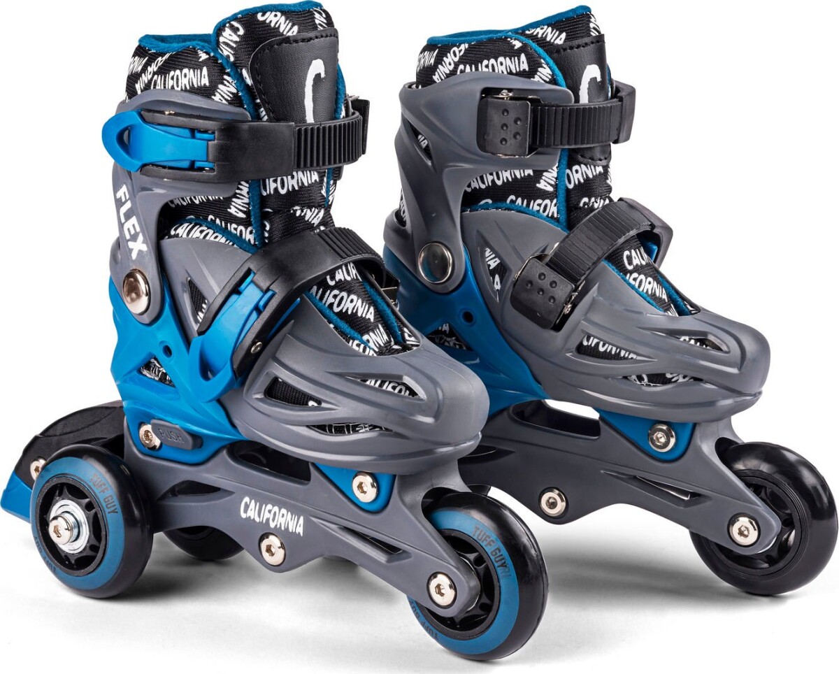 California - 2-I-1 Rulleskøjter Til Børn - Tuff Guy - Str 27-30