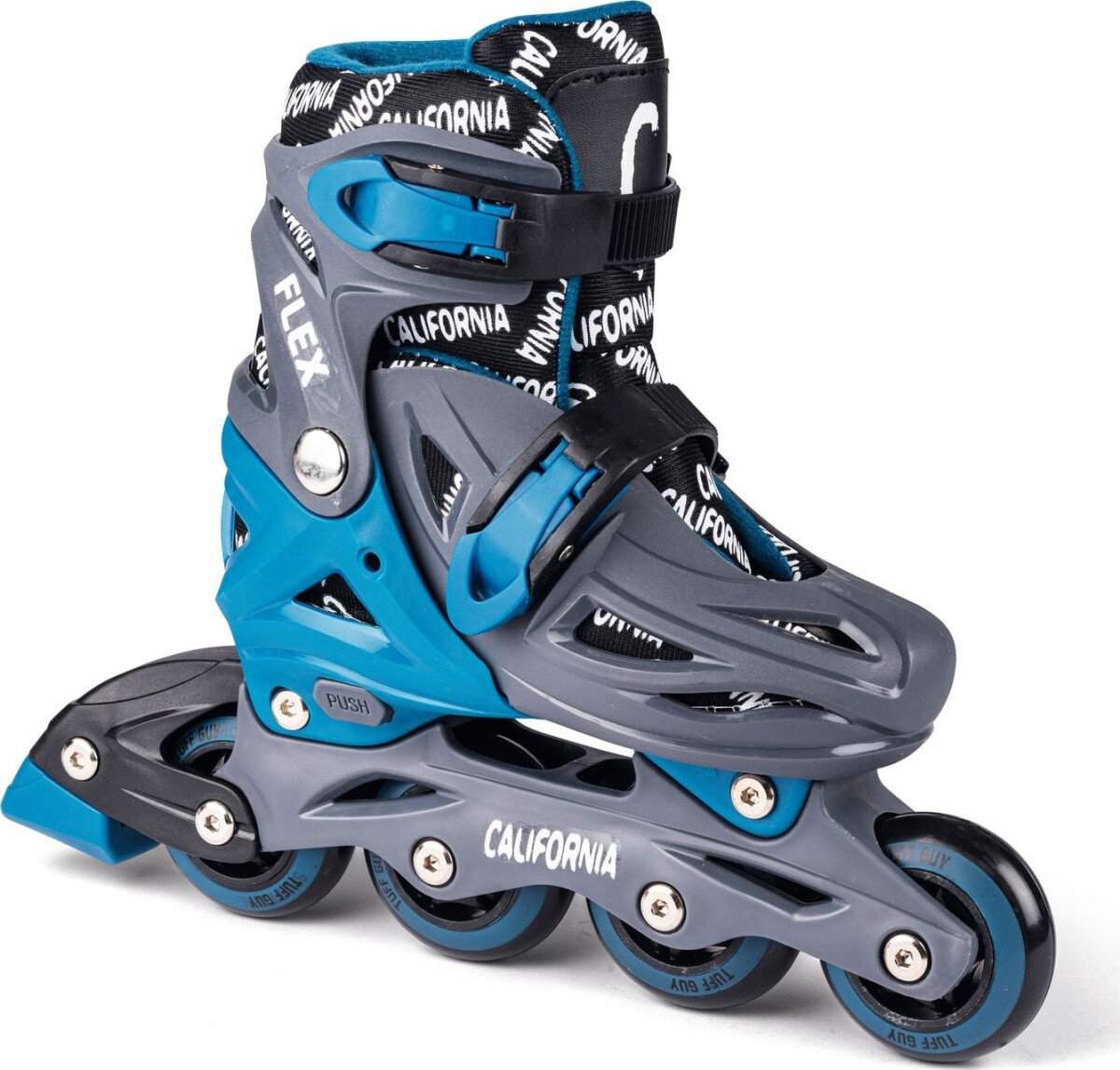 California - 2-I-1 Rulleskøjter Til Børn - Tuff Guy - Str 31-34