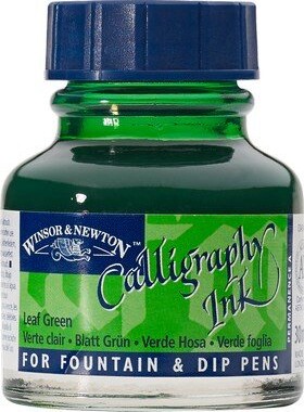 Winsor Newton - Calligraphy Ink - Blæk - Leaf Green 30 Ml