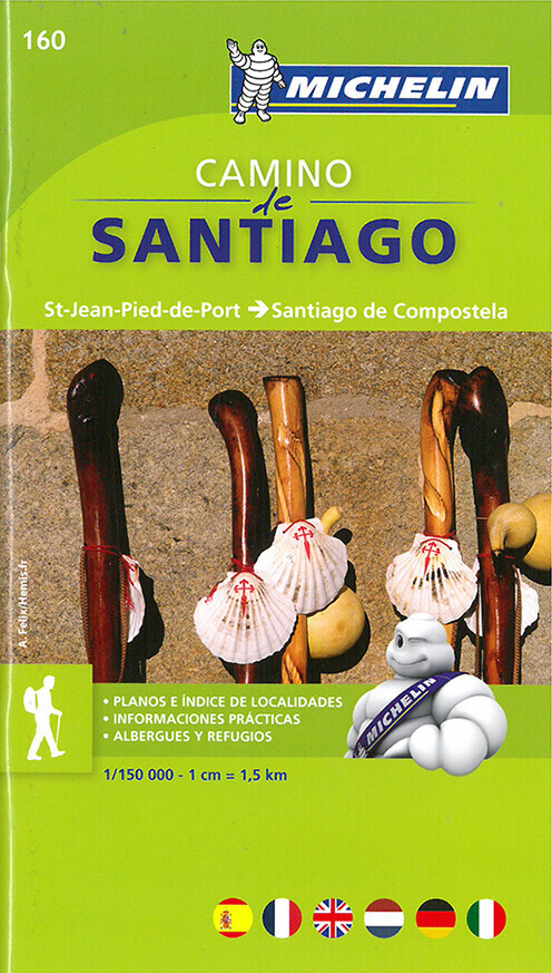 Michelin Kort - Camino De Santiago