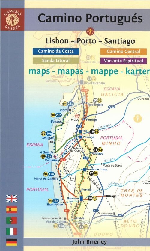 Camino Portugues - Lisbon - Porto - Santiago Maps