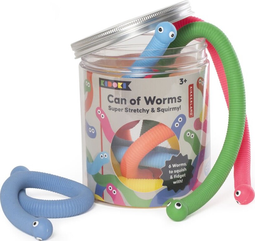 Kikkerland - Kidoki - Fidget Toys - Orme I Dåse