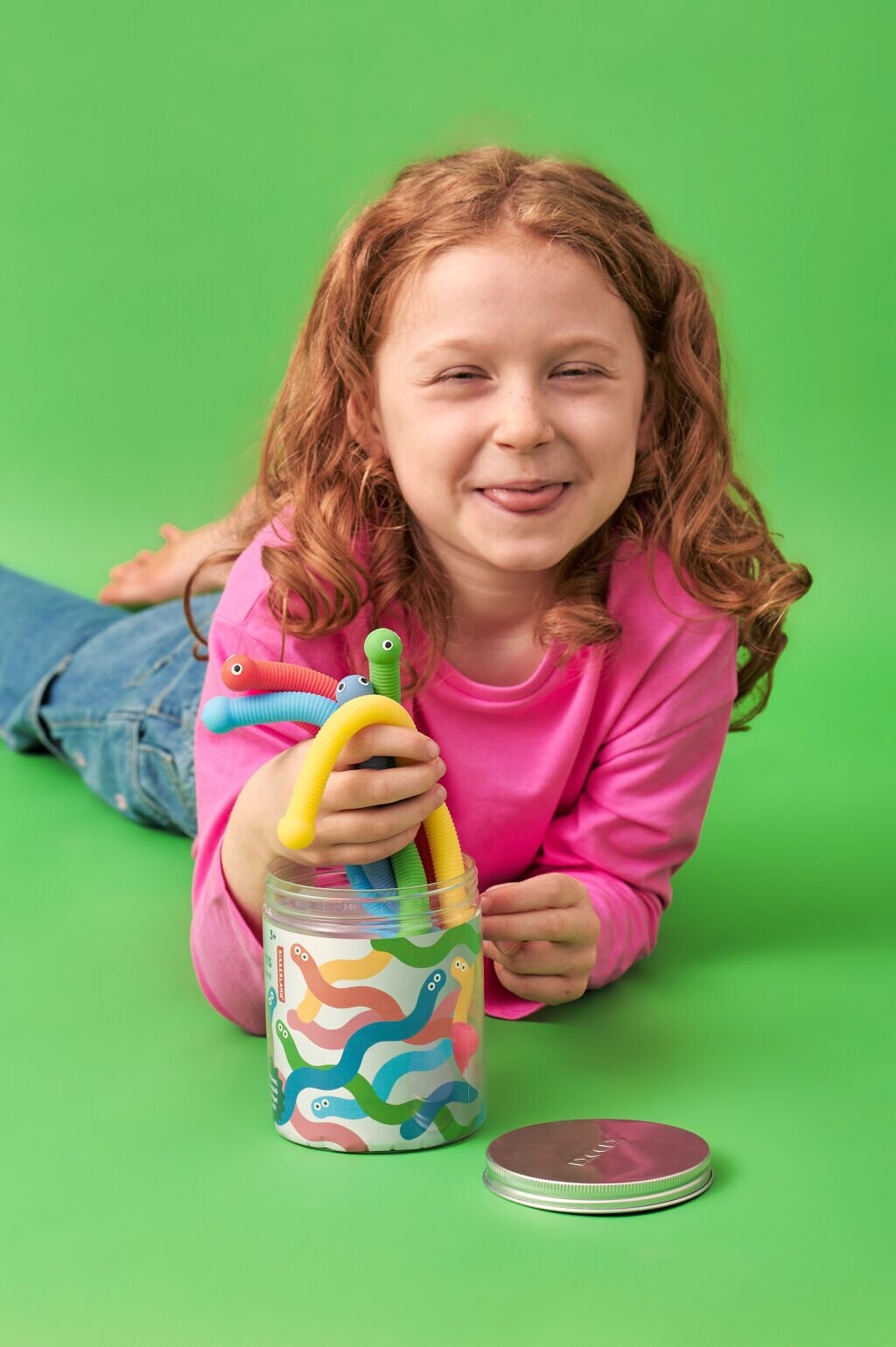 Kikkerland - Kidoki - Fidget Toys - Orme I Dåse